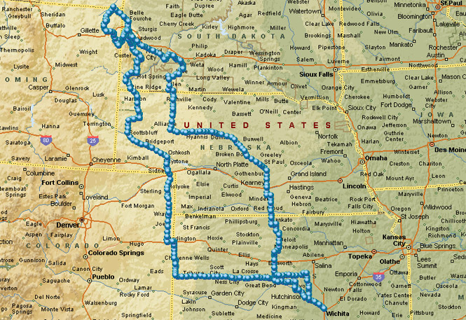 map of south dakota. Hills of South Dakota,